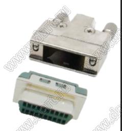B02-026411E0-01 розетка SCSI на кабель; 26-конт.