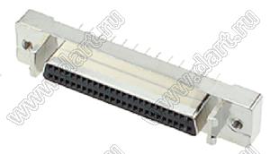 B02-050818AC-1J розетка SCSI прямая на плату; 50-конт.