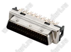 B02-036111E0-60 вилка SCSI IDC на шлейф; 36-конт.