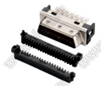 B02-020111E0-70 вилка SCSI IDC на шлейф; 20-конт.