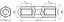 PCHSS5-40 стойка шестигранная; с внутренней резьбой М5x0,8; SW=8,0мм; L=40,0мм