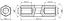 PCHSS2.5-31 (4.8) стойка шестигранная с внутренними резьбами; SW=4,7мм; L=31,0мм; латунь; L2=5,0мм