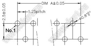 BL2323S-16B (16FE-BT-VK-R, F1251-DIP-16PR) разъем FPC прямой, тип B; 16-конт.