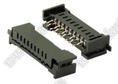 09FDZ-BT(S) розетка SMD для плоского шлейфа (FPC); P 2,54мм; 9-конт.; вертикальный вход