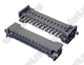 12FDZ-BT(S) розетка SMD для плоского шлейфа (FPC); P 2,54мм; 12-конт.; вертикальный вход