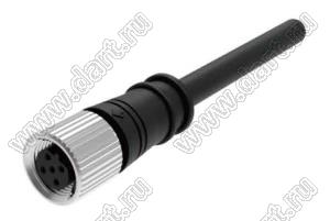 54-100531-06 розетка на кабель; 5-конт.; 5A/60V
