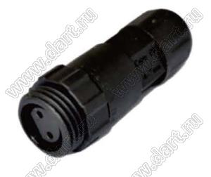 52-200732-01 розетка на кабель; 7-конт.; 5A/60V