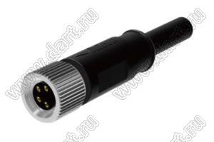 63-200231-02 розетка на кабель; 2-конт.; 3A/60V