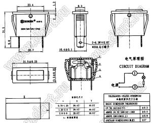 NIR15-Y-220V лампа индикаторная светодиодная желтая 220V