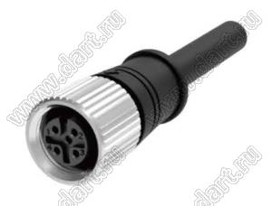 54-100231-05 розетка на кабель; 2-конт.; 5A/60V