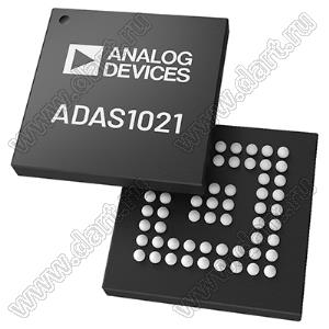 ADAS1021 (WLCSP-65) микросхема  5-каналов ЭКГ AFE с функцией распознавания дыхания, кардиостимулятора; 5-каналов АЦП; Tраб. -10...+85°C