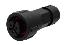 52-200212-01 розетка на кабель; 2-конт.; 10A/300V
