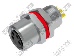 63-200251-01 розетка на панель; 2-конт.; 3A/60V