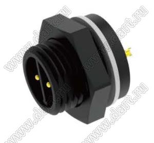 52-100652-01 вилка на панель; 6(2+4)-конт.; 10A+5A/125V+60V