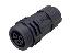 53-200232-01 розетка на кабель; 2-конт.; 20A/300V