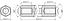 PCHSS5-22 стойка шестигранная с внутренними резьбами; SW=8,0мм; L=22,0мм; латунь; L2=10,0мм