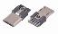 US01-106 (U435-044B-161078) розетка микро USB2.0 на кабель, 5 конт.