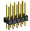2208S-10G-H15-125 вилка открытая прямая двухрядная на плату для монтажа в отверстия; шаг 2,00 x 2,00 мм; (2x5) конт.
