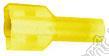 FDFNY5.5-250 наконечник полностью изолированный ножевой (гнездо), для провода; s=4,0…6,0кв.мм; A.W.G. 12-10; I max=24А; медь луженая/пластик
