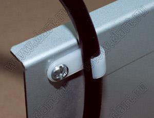 CD-5 фиксатор кабеля с креплением винтом M4; нейлон-66 (UL); натуральный