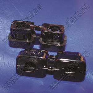 SB5R-5 изолятор проводов проходной; сечение кабеля=6,6-7,2мм; нейлон-66 (UL); черный