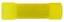 BNYF0.5 соединитель торцевой проводов; s=0,2-0,5кв.мм; A.W.G. 26-22; I max=9А; желтый; медь луженая/пластик