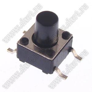 TD-03XC-X (TS-033 H=7,3mm) кнопка тактовая для поверхностного (SMD) монтажа; 6,0x6,0x7,3мм