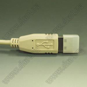 KPS-6 заглушка разъема USB-A; полиэтилен; натуральный
