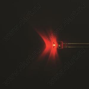 BL-UE703/1F3-22 (BIN-1) светодиод цилиндрический 5,0x6,8 мм с внутренним конусом; красный; 620...625нм; корпус прозрачный; 1,8...2,0V; 80...150мКд; 180°