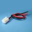 2114H-02-wires-18AWG-RED-BLACK-150+10mm сборка кабельная длиной 150 мм с 2-конт. разъемом 3,96 мм