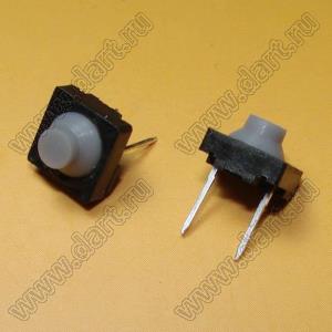 TSX8855N-120AH кнопка тактовая с резиновым толкателем 2 вывода; 7,8x7,8x5,5мм