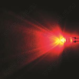 BL-UE525B23-19-84 (BIN-2) светодиод круглый 5 мм; красный; 625...630нм; корпус прозрачный; 1,9...2,1V; 3000...5000мКд; 35°