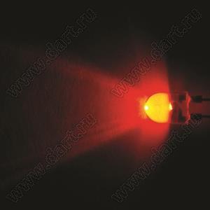 BL-UE820Q3-21-84 (BIN-2) светодиод круглый 10x13 мм 3-х кристалльный; красный; 625...630нм; корпус прозрачный; 1,9...2,1V; 7000...9000мКд; 18°