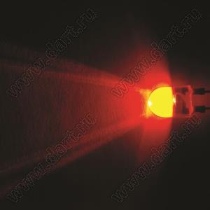BL-UE820Q3-19-84 (BIN-4) светодиод круглый 10x13 мм 3-х кристалльный; красный; 620...625нм; корпус прозрачный; 2,1...2,3V; 6000...8000мКд; 18°