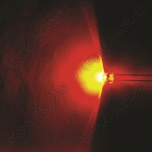 BL-UE567F3-22 (BIN-2) светодиод круглый 4,8x4,75 мм; красный; 625...630нм; корпус прозрачный; 1,9...2,1V; 300...400мКд; 120°