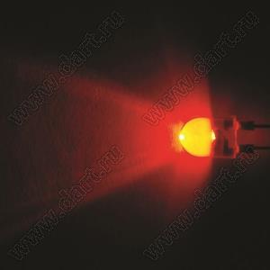 BL-UE820Q3-21-84 (BIN-1) светодиод круглый 10x13 мм 3-х кристалльный; красный; 620...625нм; корпус прозрачный; 1,9...2,1V; 7000...9000мКд; 18°