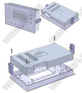 Case 2515 корпус цифрового панельного прибора 250x150x55 мм