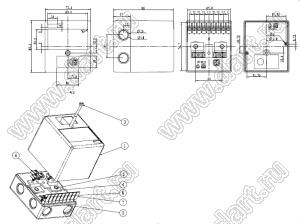 Case 20-95 коробка электрическая соединительная 83x73x96 мм