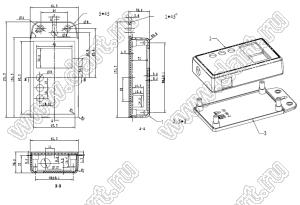 Case 20-98A коробка электрическая соединительная 122x62x27 мм