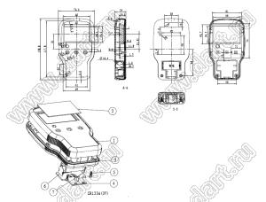 Case 21-155A корпус переносной 129x76x24 мм