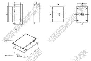 Case 20-102 коробка электрическая соединительная 100x60x30 мм
