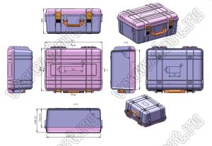 Case 45-8 ящик переносной для приборов 473x386x206 мм