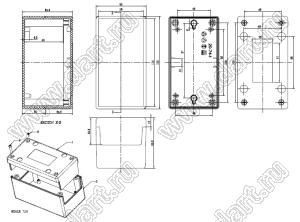 Case 21-74A коробка электрическая соединительная 120x65x65 мм
