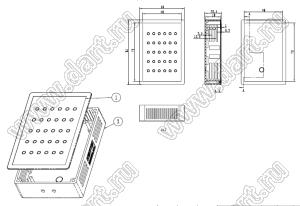Case 21-78 коробка электрическая соединительная 81x56x21 мм