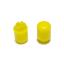 A21-Y толкатель (колпачок) круглый D=8,8мм; h=10мм; посадочное отверстие 3,4x3,8мм; пластик ABS; желтый