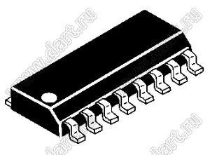 FOD8318V (SOIC-16) оптопара для управления затвором IGBT_MOSFET транзистора; Vrms=4243В (мин.)