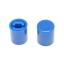 A11-L толкатель (колпачок) круглый D=8,9мм; h=10,2мм; посадочное отверстие 3,3x3,3мм; пластик ABS; синий
