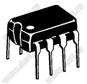 FOD3184SDV (PDIP-8) оптопара для управления затвором IGBT_MOSFET транзистора; Vrms=5000В (мин.)