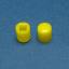 A20-Y толкатель (колпачок) круглый D=6,2мм; h=7,3мм; посадочное отверстие 3,2x3,2мм; пластик ABS; желтый