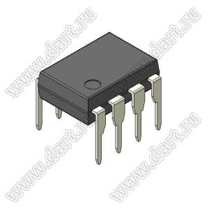 NCP1027P100G (PDIP-8) микросхема высоковольтный ключ 700 V MOSFET для импульсного блока питания средней мощности; Rds(ON)=5.8(Ом)